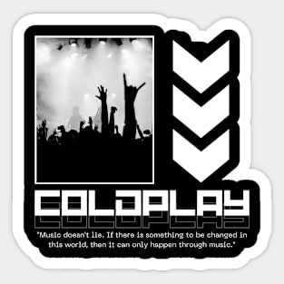 Coldplay // Ggl Sticker